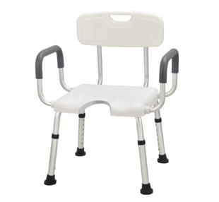 鋁合金浴室洗澡椅(加大型載重120公斤)(扶手可拆)YC-KD530L