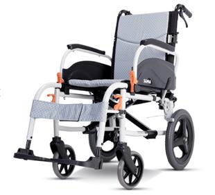 KARMA康揚鋁合金手動輪椅飛揚825 手把可後掀 腳踏可拆卸(小輪)