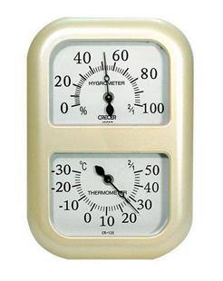 CRECER溫度計/濕度計CR-135(黃色)