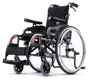 KARMA康揚鋁合金手動輪椅-變形金鋼KM-8522(後輪可快拆)(量身訂製款)