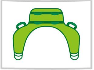 強生手動病患輸送裝置-兩人四手搬運帶TV-122