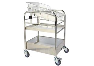 嬰兒床不鏽鋼(可傾斜)YH023