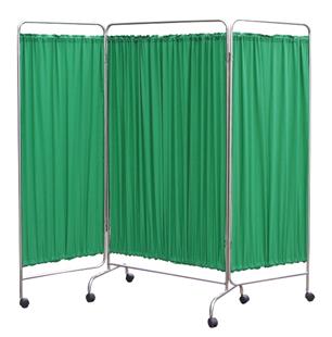 三折式屏風(綠色)YH093